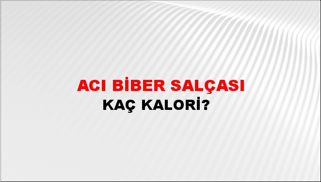 Acı Biber Salçası