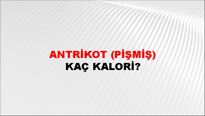 Antrikot (Pişmiş)