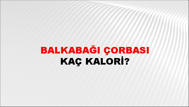 Balkabağı Çorbası