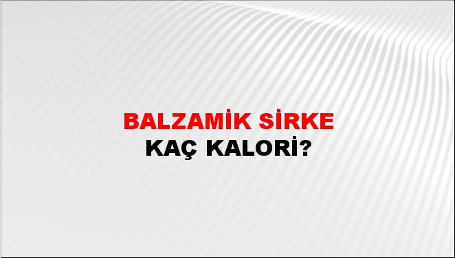 Balzamik Sirke