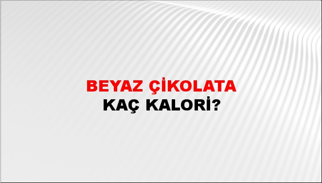 Beyaz Çikolata