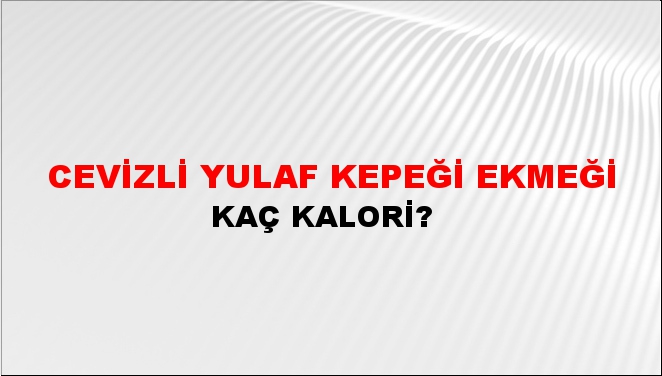 Cevizli Yulaf Kepeği Ekmeği