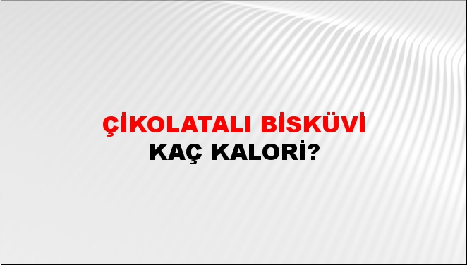 Çikolatalı Bisküvi