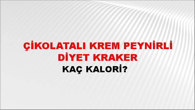 Çikolatalı Krem Peynirli Diyet Kraker