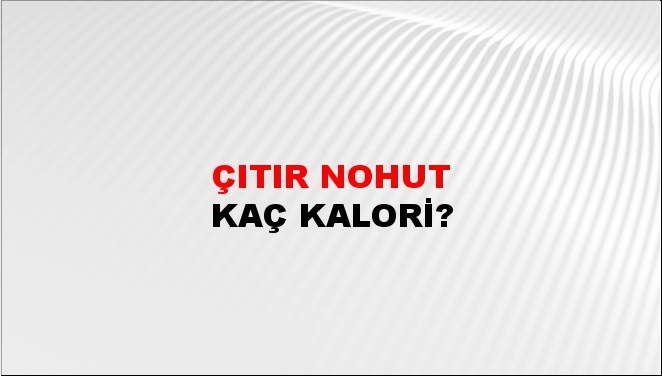 Çıtır Nohut