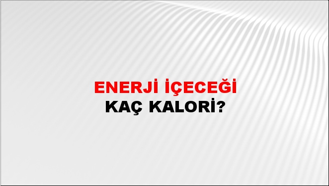 Enerji İçeceği