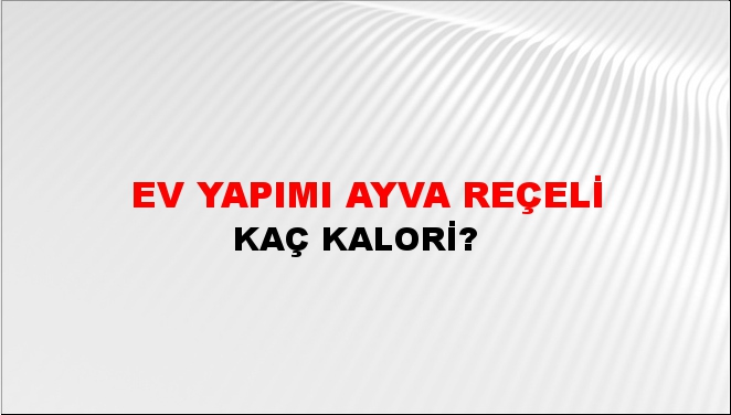 Ev Yapımı Ayva Reçeli