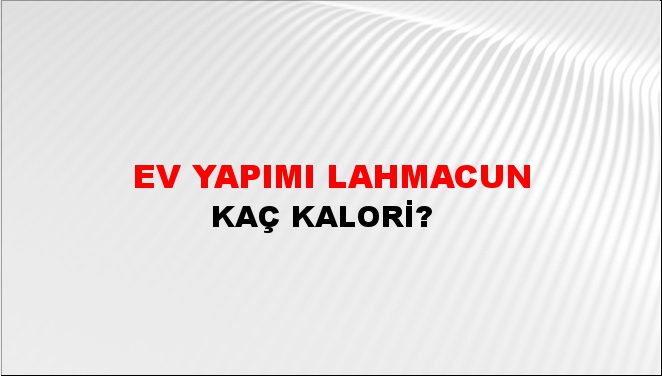 Ev Yapımı Lahmacun