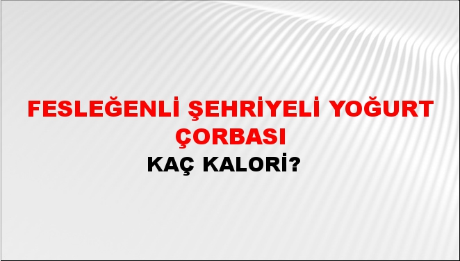 Fesleğenli Şehriyeli Yoğurt Çorbası