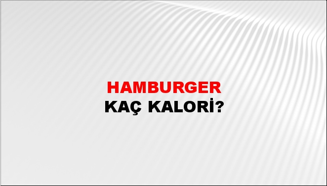 Hamburger