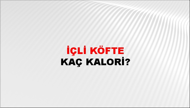 İçli Köfte