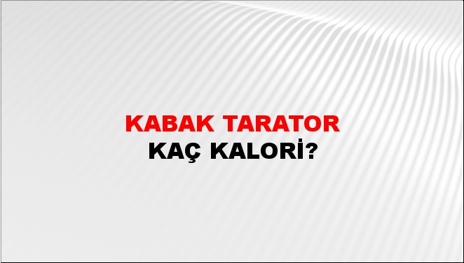 Kabak Tarator