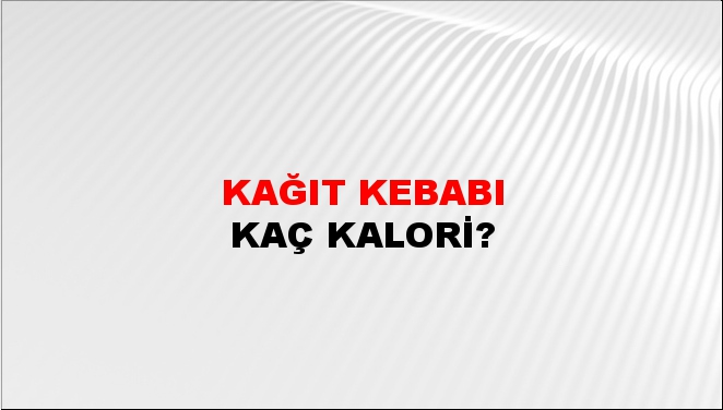 Kağıt Kebabı