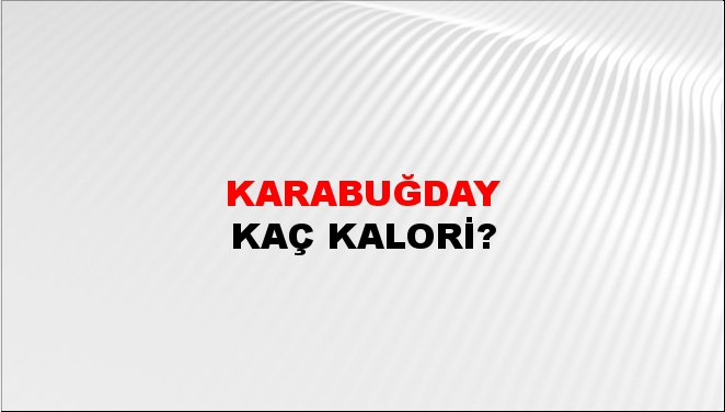 Karabuğday