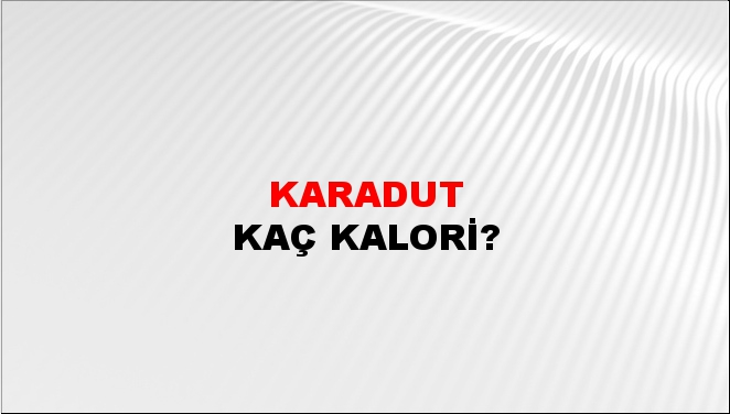 Karadut