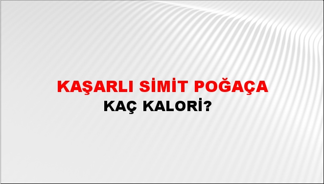 Kaşarlı Simit Poğaça