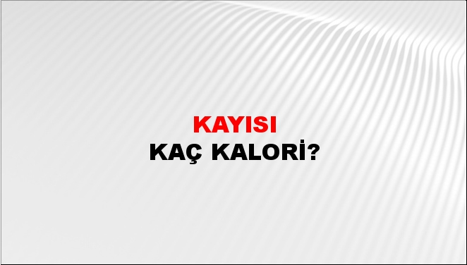 Kayısı