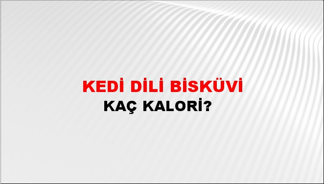 Kedi Dili Bisküvi