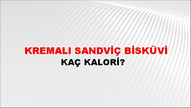 Kremalı Sandviç Bisküvi