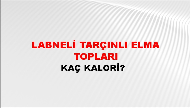 Labneli Tarçınlı Elma Topları