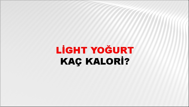 Light Yoğurt