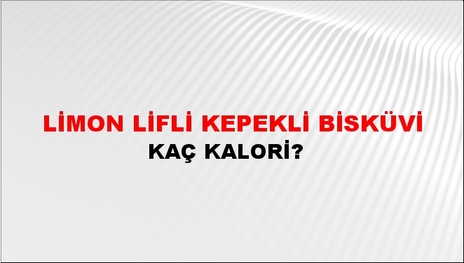 Limon Lifli Kepekli Bisküvi