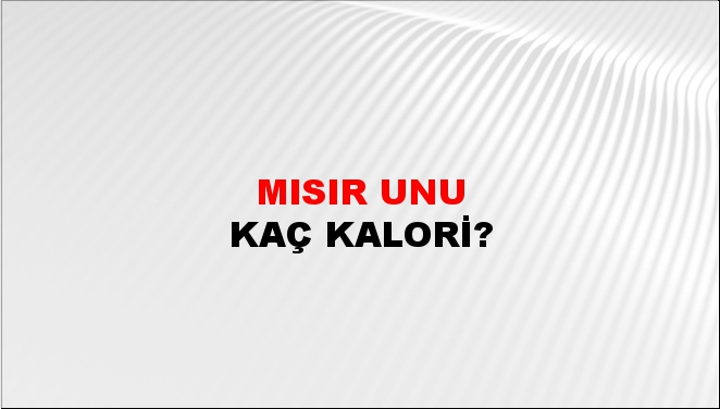 Mısır Unu