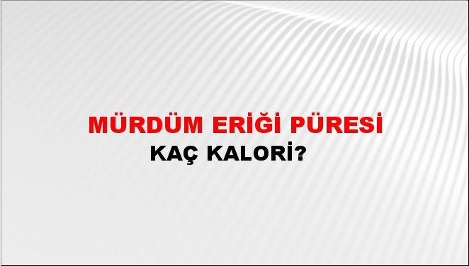 Mürdüm Eriği Püresi