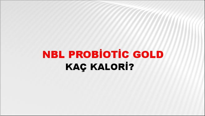 NBL Probiotic Gold