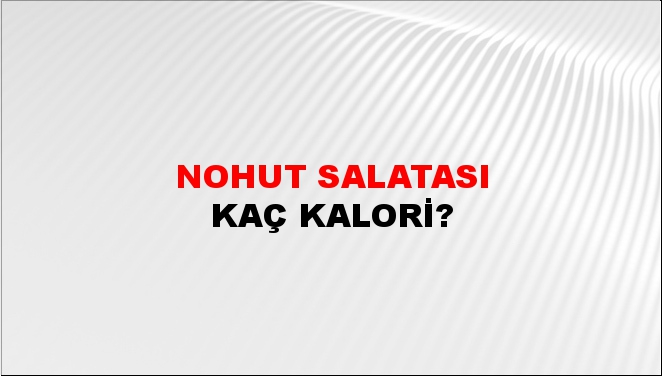 Nohut Salatası