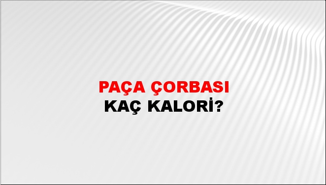 Paça Çorbası