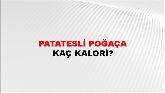 Patatesli Poğaça