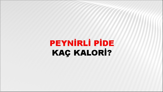 Peynirli Pide