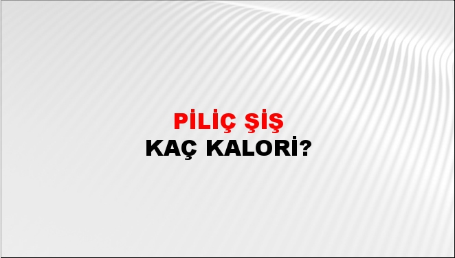 Piliç Şiş