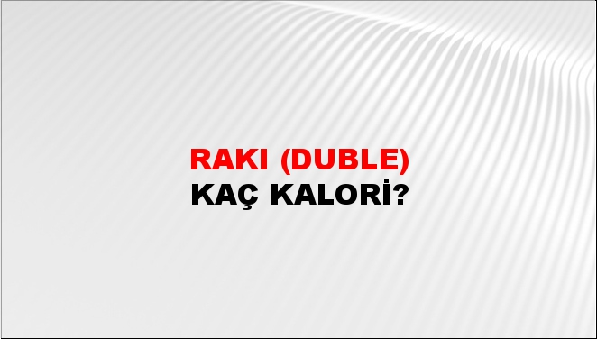 Rakı (Duble)