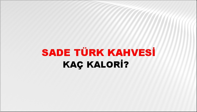 Sade Türk Kahvesi