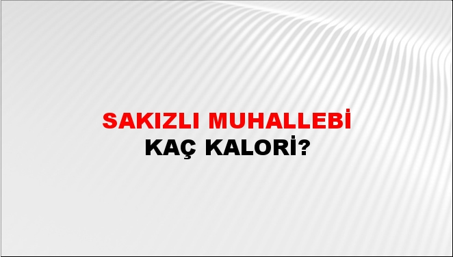 Sakızlı Muhallebi