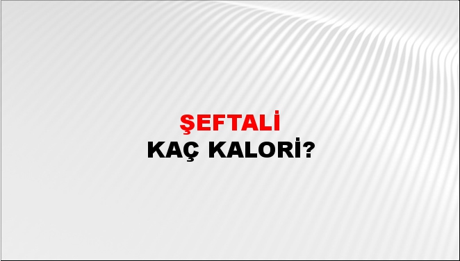 Şeftali