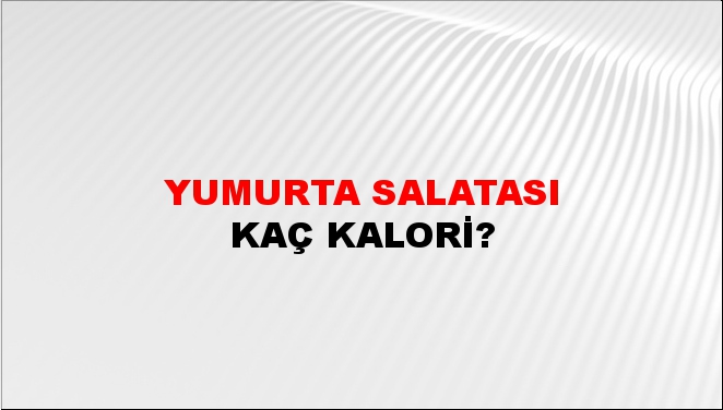 Yumurta Salatası