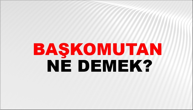 Başkomutan Nasıl Yazılır? - NTV Haber