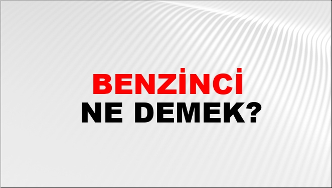 Benzinci Ne Demek?