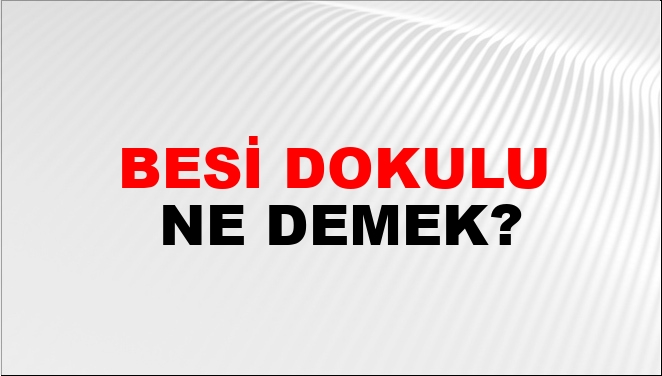 Besi Dokulu Nasıl Yazılır?