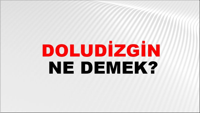 Doludizgin Ne Demek?