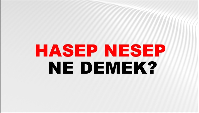 Nesep kardeşliği ne demek?