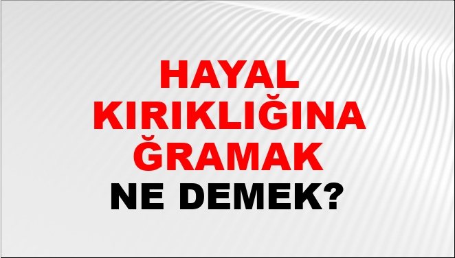 Inkıta uğramak ne demek?